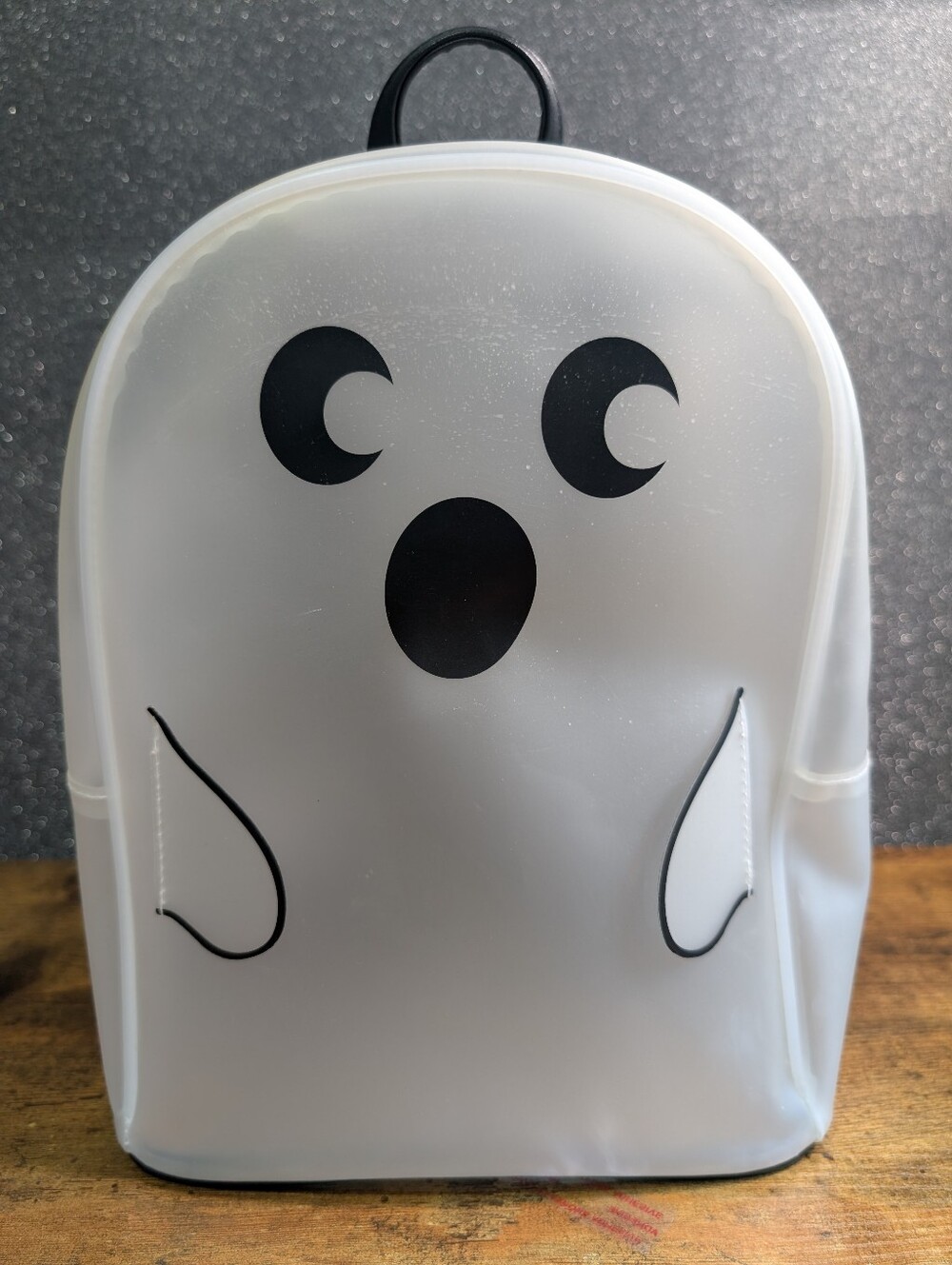 Mad Engine Clear Spooky Ghost Mini Backpack Bag Halloween